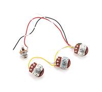 Kliplinc Tone Volume Control Arnés A250K B250K Socket Potenciometers For Guitar Accessories Parts