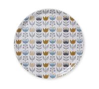 Klippan Yllefabrik Bandeja redonda Tulip Ø38 cm Gris