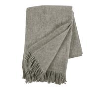 Klippan Yllefabrik Manta de lana Gotland 130x200 cm gris natural