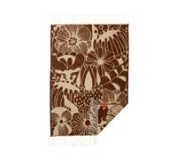 Klippan Yllefabrik Manta infantil Blomranka Brown-beige. 65x110 cm