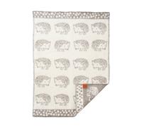 Klippan Yllefabrik Manta infantil Hedgehog 65x90 cm Gris
