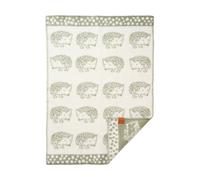 Klippan Yllefabrik Manta infantil Hedgehog 65x90 cm Verde