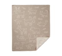 Klippan Yllefabrik Manta infantil In the woods 70x90 cm Beige