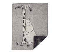 Klippan Yllefabrik Manta infantil Moomin Tree Hug gris