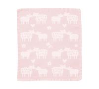 Klippan Yllefabrik Mantita de apego Bää Soft pink. 34x40 cm
