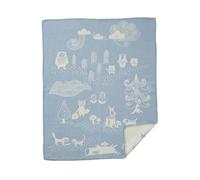 Klippan Yllefabrik Plaid infantil Little Bear azul