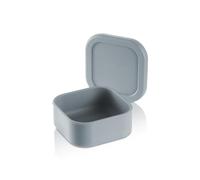 KLIPPSI® Fiambrera de silicona platino, resistente al calor, resistente al frío, a prueba de fugas, apto para lavavajillas (azul claro, S)