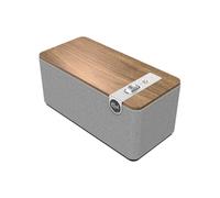 Klipsch El Sistema de Altavoces Bluetooth One Plus Premium con Dos Controladores de Rango Completo de 2.25 Pulgadas, woofer de 4.5 Pulgadas, Bluetooth 5.3 con hasta 40 pies de Distancia, Nogal