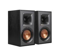 Klipsch R-41M - Juego de 2 altavoces de estanter a potentes y detallados para el hogar, color negro