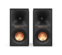 Klipsch Reference R-40PM - Altavoces de estantería alimentados - Bocina Tractrix de 90 Grados x 90 Grados - Suspensión de Viaje Lineal - Aspecto Elegante y Moderno