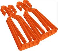 KlipSki Porte-Skis et bâtons en Orange (la Paire) - Rapide et Simple d’Emploi, pour Les Experts comme pour Les Bambins