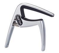 KLIQ K-PO Cejilla para guitarras acústicas y eléctricas 6 cuerdas, Satin Silver