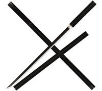 kljhld Bamboo Anime Samurai Espada Cosplay, Espada Uchiha Sasuke Espada Ninja Ama no Murakumo no Turugi Espada 101cm / 39.7 Pulgadas Negro con Ranura