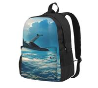 KLJnmbb Aircraft Fighter Jets - Mochila de gran capacidad, ligera, para senderismo, aventuras al aire libre, viajes diarios