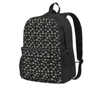 KLJnmbb American Bulldog Head - Mochila ligera de gran capacidad para senderismo, aventuras al aire libre, viajes diarios