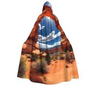 KLJnmbb Arches National Park - Capa con capucha para cosplay, carnaval, fiesta, unisex, para eventos de actuación