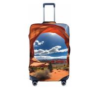 KLJnmbb Arches National Park - Funda universal para maleta, protector de equipaje, elástica, lavable, con estampado estándar, Black, M