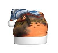 KLJnmbb Arches National Park - Gorro de Papá Noel para adultos, para vacaciones, Año Nuevo, celebraciones, fiesta, accesorio de Navidad