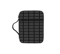 KLJnmbb Bolsa de almacenamiento de Biblia impermeable con estampado de calavera de esqueleto para Halloween, organizador religioso, soporte para las Escrituras para viajes a la iglesia