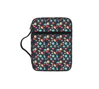 KLJnmbb Bolsa de almacenamiento de Biblia impermeable con estampado de planetas del espacio exterior, organizador religioso, soporte para las Escrituras para viajes a la iglesia