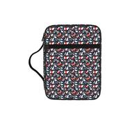 KLJnmbb Bolsa de almacenamiento de la Biblia impermeable con estampado de animales escandinavos, organizador religioso, soporte para las Escrituras para viajes a la iglesia