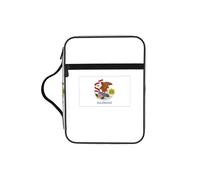 KLJnmbb Bolsa de almacenamiento de la Biblia impermeable con estampado de bandera del estado de Illinois, organizador religioso, soporte de las Escrituras para viajes a la iglesia