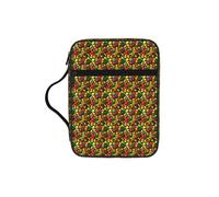 KLJnmbb Bolsa de almacenamiento de la Biblia impermeable con estampado de frutas y verduras, organizador religioso, soporte para las Escrituras para viajes a la iglesia