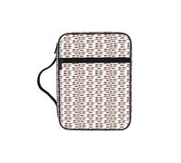 KLJnmbb Bolsa de almacenamiento de la Biblia impermeable con estampado de salmón, organizador religioso, soporte de las Escrituras para viajes a la iglesia