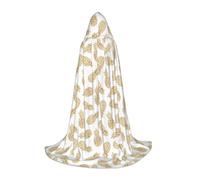 KLJnmbb Capa con capucha de fondo de piña dorada para carnaval, cosplay, festivales, celebraciones, eventos, uso al aire libre