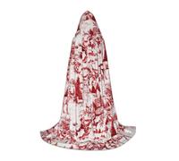 KLJnmbb Capa con capucha de oso y ciervo con estampado de animales salvajes, carnaval, cosplay, festivales, celebraciones, eventos, uso al aire libre