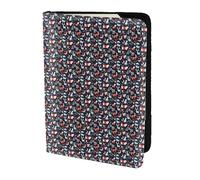KLJnmbb Cartera para documentos de viaje con estampado de animales escandinavos de 5.5 pulgadas, segura, compacta y elegante para hombres y mujeres