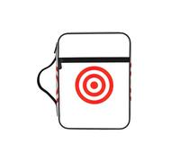 KLJnmbb Design Target - Bolsa de almacenamiento impermeable para la Biblia, organizador religioso, soporte para escrituras para viajes a la iglesia