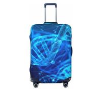 KLJnmbb DNA Chain - Funda universal para maleta, elástica, lavable, con impresión fotográfica, Black, L