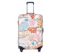 KLJnmbb Funda protectora universal para maleta, elástica, lavable, con estampado de arrecifes de coral, Black, M