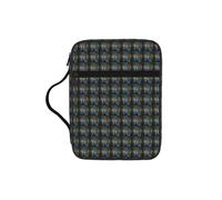 KLJnmbb Hermosa bolsa de almacenamiento de la Biblia impermeable con impresión de pavo real, organizador religioso, soporte de las Escrituras para viajes a la iglesia