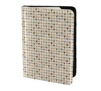 KLJnmbb I Love French Bulldog - Cartera para documentos de viaje de 5.5 pulgadas, segura, compacta, elegante para hombres y mujeres