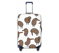 KLJnmbb Kiwi Birds - Funda universal para maleta, elástica, lavable, con estampado de pájaros, Black, S