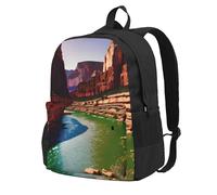 KLJnmbb Mochila de gran capacidad con estampado del Gran Cañón, ligera, para senderismo, aventuras al aire libre, viajes diarios