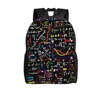 KLJnmbb Mochila impermeable con estampado de fórmula matemática para hombres y mujeres, para viajes, senderismo, camping, mochila ligera