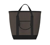 KLJnmbb Skull Rock Roll Skeleton Boneprint Bolsa de mano de gran capacidad aislada térmica para almuerzo diario, picnic, playa, compras