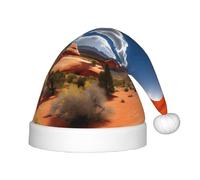 KLJnmbb Sombrero de elfo de Navidad con estampado estándar del Parque Nacional de Arches para niños y adultos, para fiestas de temporada, invierno, Navidad, Año Nuevo