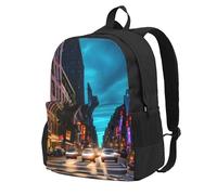 KLJnmbb Streets Of New York City - Mochila ligera de gran capacidad para senderismo, aventuras al aire libre, viajes diarios