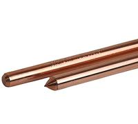 KLK - Pica Toma De Tiera Lisa De 1,5 Metros De Longitud (1500 x 15 mm). Fabricada Según Normal UNE 202006. Recubrimiento De Cobre De 100 Micras. Jabalina Toma Tierra Modelo 1,5-UNE202006 142.