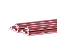 KLK - Pica Toma De Tierra 1,5 Metros (1500 x 15 mm). Paquete De 10 Unidades. Fabricada Según Normal UNE 202006. Recubrimiento De Cobre De 100 Micras. Modelo 1,5-UNE202006 142.