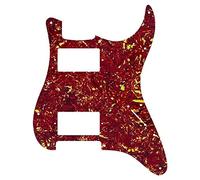 KLKL Accesorios De Guitarra Sin Agujero De Control S.S Strat Guitarra con Paf Humbucker Multi Colors Golpeador Guitarra eléctrica (Color : 21)
