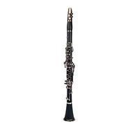 KLKL Clarinete BB 17-Key Clarinet Abdominales Clarinet Cupronickel Nickel Kit con Clarinete + Reeds + Strap + Case + Components Black Clarinete estándar