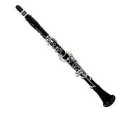 KLKL Clarinete Clarinet Clarinet Instrument En B Flat 17-Key White Cobre Teclas De Cobre Sólido Tubo De Madera Performance Instrumento Clarinete estándar