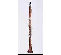 KLKL Clarinete Madera Roja Professional Clarinet Caeing Tune B Rosewood Cahogany Clarinet Silvering Keys Solid Wood Clarinete estándar