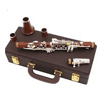 KLKL Clarinete Nuevas Teclas EB 18 Professional Clarinet Rose Wood Clarinet E Flat Sweet Tone Clarinete estándar
