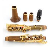 KLKL Clarinete Wood Professional Clarinet BB Llaves Chapadas En Oro SIB Klarnet Clarinete estándar